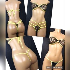 Brand New Custom Made Exotic Bikini Set